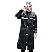 Produktbild Regenponcho Wasserdichter Regenschutz Multifunktionaler Kapuzenponcho Wiederverwendbarer Notfall Regenmantel Tragbarer Regenjacke Für Erwachsene -AA Schutz Overall ( Farbe : Black , Size : XL )
