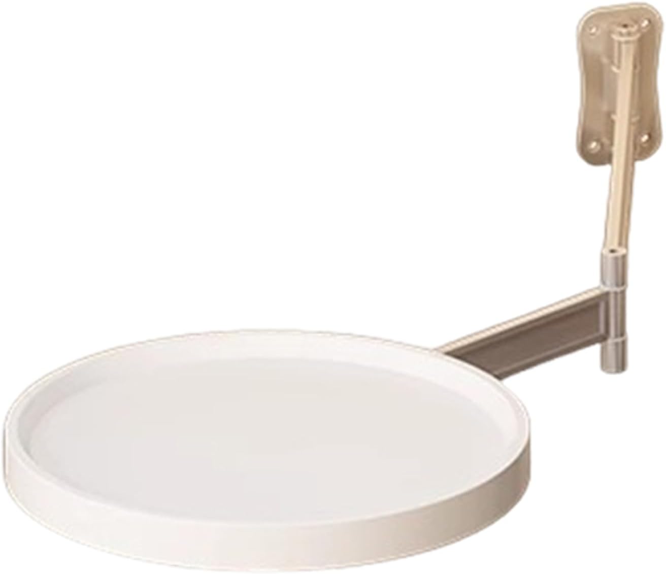 壁掛けラウンドテーブル、リビングルームデスク、折りたたみ式コーヒーテーブル、180&deg;回転デザイン、省スペースソリューション、ベッドサ