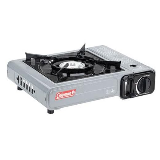 Coleman Camp Bistro 1-burner Butane Kitchen Outdoor Camping Trip Picnic Cooking Stove, Durable Enameled Steel Case,porcelain Enameled Cooking Surface,lightweight and Compact Design