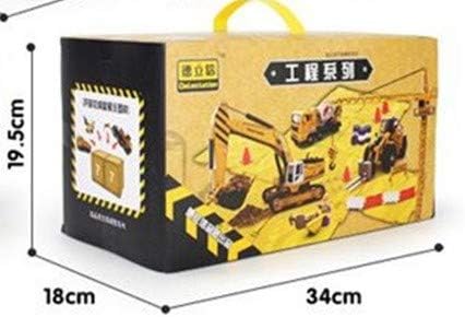 Miniatura 6 de ZUKULIFE Vehículos de Construcción de Ingeniería y Sitio de Construcción con Contenedor de Almacenamiento, 6 Vehículos - Grúa Torre, Camión de