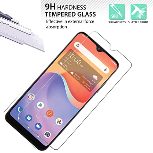Tznzxm TZNZXM16024 [2-Pack] Screen Protector For Consumer Cellular Zmax 11 Tempered Glass,Tempered Glass For Zte Z6251 Screen Protector,Case Friendly 9H Hardness Hd Anti-Scratch thumb #3