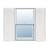 15 Inch x 55 Inch Standard Louver Exterior Vinyl Window Shutters, White (Pair)