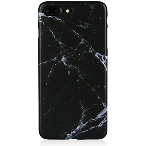 Marble iPhone 7 Plus 8 Plus Case Black for Men,DICHEER Ultra Thin Anti scratch Protective Case,Flexible Smooth IMD TPU Soft Case Rubber Silicone Skin Cover for iPhone 7 Plus or iPhone 8 Plus 5.5 inch