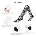 Supdreamc Women's Fashion Lightweight Socks Angry Lion Black And White Art, Cute Compression Knee High for Daily Wear Running Hiking Travel Casual Comfort