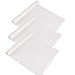 Knowing Tappetini per Antiscivolo Multiuso, 3Pcs Tappetino Frigo, Frigorifero Pad, Tappetino Antiscivolo per Frigo, Frigorifero Mat, Stuoia per Cassetto, per Tovagliette, Sottobicchieri, Trasparenti