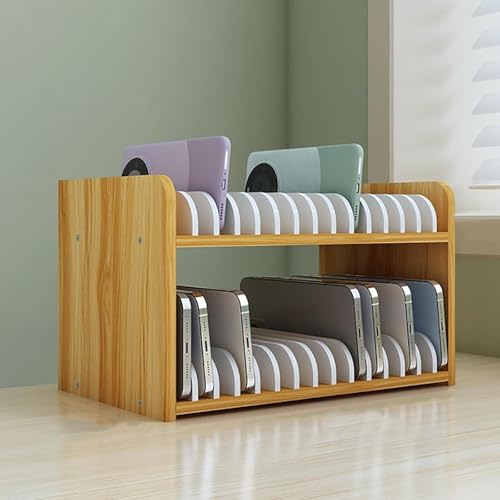 Boîte de rangement en bois à plusieurs niveaux marron 31x19x19 cm