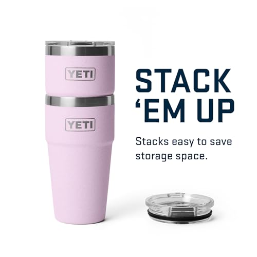 Image of YETI Rambler 20 oz Stackable Tumbler, Stainless Steel, Vacuum Insulated with MagSlider Lid