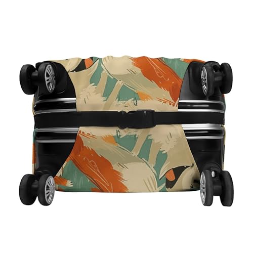 Travel Luggage Cover Elastic Suitcase Cover Animals Receiving Letters Luggage Cover Anti-Scratch Suitcase Protector Washable Dustproof Baggage Cover Fits 18-32 Inch Luggages M 6