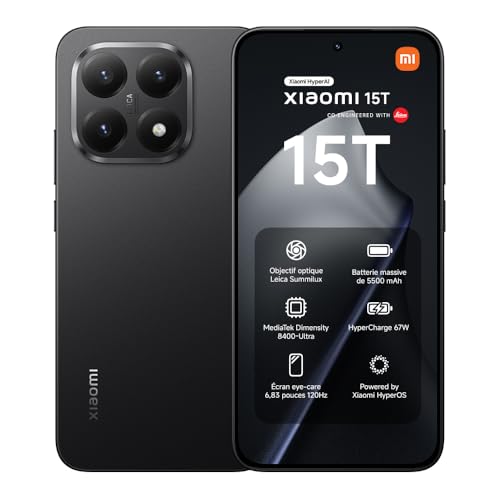 XIAOMI 15T, Smartphone 12 + 256 Go,