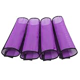 FUTUREORYY 4 Stück Atmungsaktive Pferde Mesh Boots mit Integrierten Stützstäben Fliegenschutz...