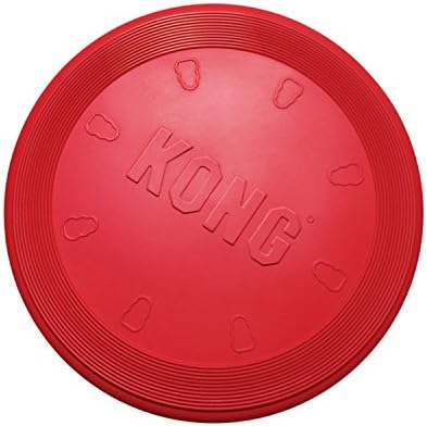 KONG - Flyer - Durable Rubber Flying Disc Dog Toy - For Small Dogs