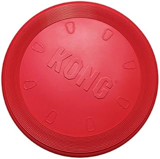 KONG - Flyer - Durable Rubber Flying Disc Dog Toy - For Small Dogs