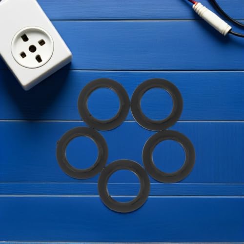 Ciieeo 50pcs Black Plastic Lamp Socket Retaining Rings E12/e14 Base Adapter Collar for Ceiling Light Shade Holders 32/33mm Inner Diameter Lamp Shade Adapter Rings for Home Lighting - Image 6