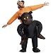 TOLOCO Inflatable Adult Riding Gorilla Halloween Costume