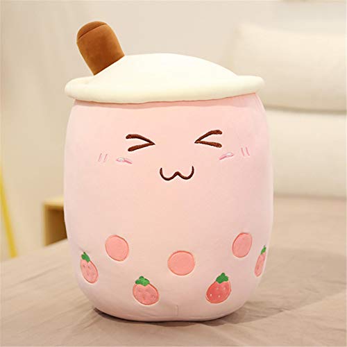 Boba Milk Tea Cup Plushie, 35,5 cm, almofada macia para abraçar o leite