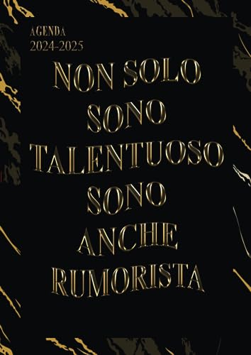 Non Solo Sono Talentuoso Sono Anche rumorista: Agenda 2024-2025 Settimanale e Giornaliera Grande Formato |24 Mesi, Pianificatore a 2 anni (Regalo per Rumorista)