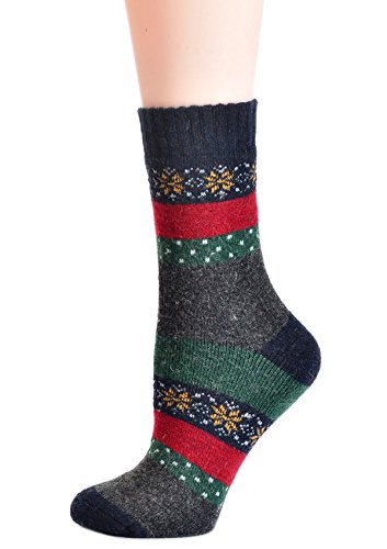 Image of Womens Wool Knit Winter Socks