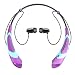 Bluetooth Earphone Headphones,V4.1 Stereo Noise Cancelling Wireless Headset, Sport Neckband Style Magnetic Earbuds with Mic for iPhone Series and Android Phones (Purple)