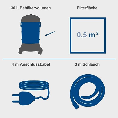 Adattatore per attrezzi MisterVac | per Scheppach SP16Vac SE