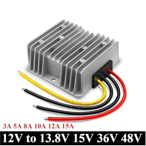 Convertisseur DC DC 12V 13.8V 10A step up regulateur alimentation auto - 3