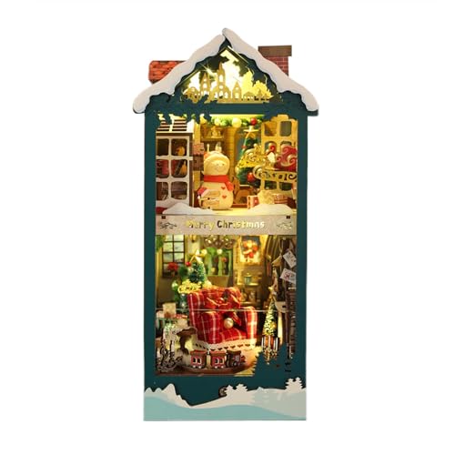 Kit créatif de Noël pour adulte, le cadeau idéal pour passionnés de lecture et miniatures