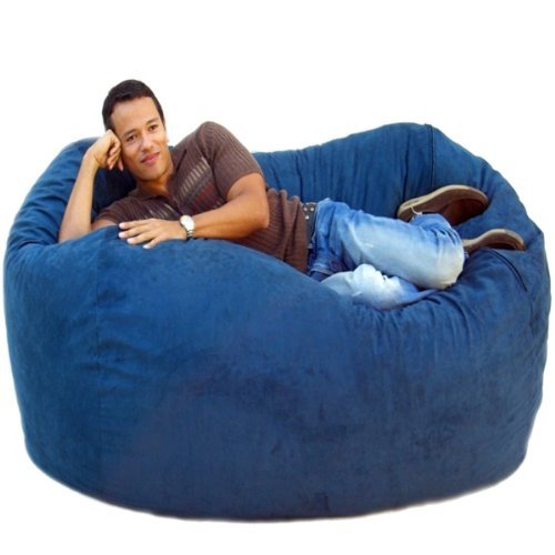 Cozy Sack 6-Feet Bean Bag Chair, Large, Navy #TOP4