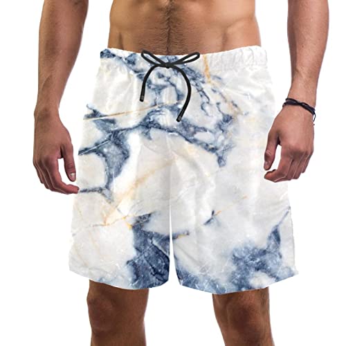 Maillots de Bain pour Hommes JDEZ Texture Pierre Marbrée Unique