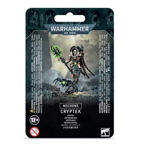 Necron Cryptek Warhammer 40k Games Workshop 49-22 figurine en plastique noir