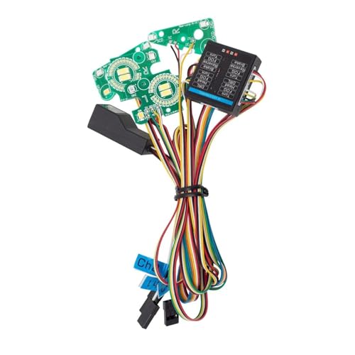 Luces Vehículo RC para Defender TRX-4 Sistema de Faros Delanteros y Traseros Escala 1/10