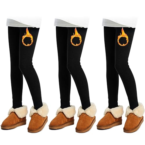 Pantalons pour enfants doublés molleton parfaits pour l'école et les sorties de ski