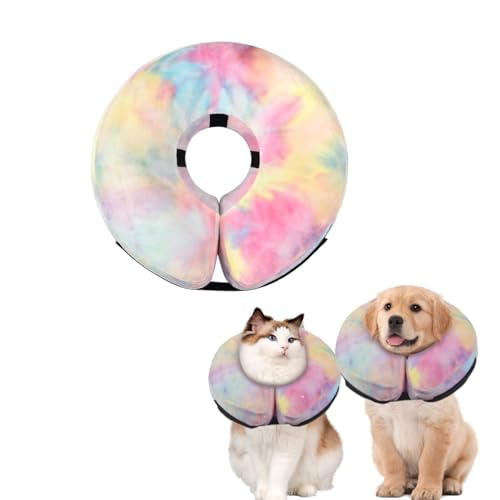 Sychien Inflatable Dog Collar, Potective Recovery E Collar for Dogs and Cats, Soft Pet Cone Collar for Small Medium Large Dogs and Cats Sychien Inflatable Dog Collar, Potective Recovery E Collar for Dogs and Cats, Soft Pet Cone Collar for Small Medium Large Dogs and Cats