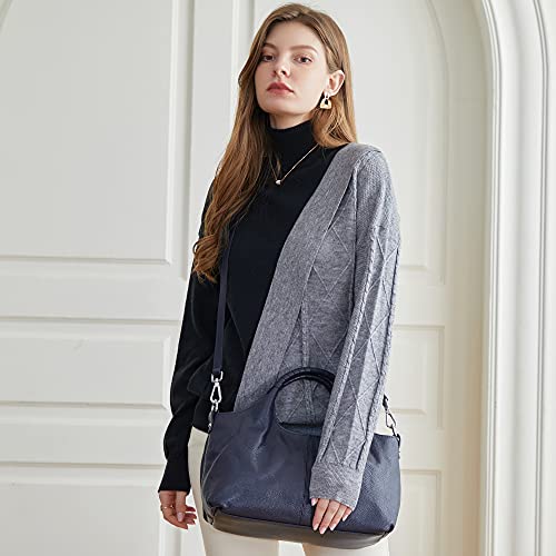 Image of Iswee Leather Satchel Women Purse and Handbag Crossbody Shoulder Bag Hobo