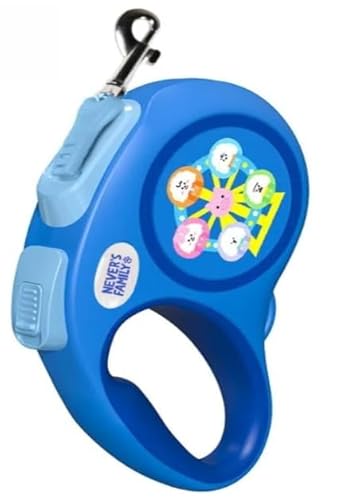 リード 2匹1匹兼用 犬 二頭引きリー ド 自動巻き 自動伸縮式 噛み切れ防止 LEDライト付き ゴミ袋付き 360°回転 ロック式 長さ3m/5m 全種類犬使用 お散歩用品 しつけ用品 持ちやすい 二匹用対応 多頭飼い 大/中/小型犬対応 調整可能 (ブ