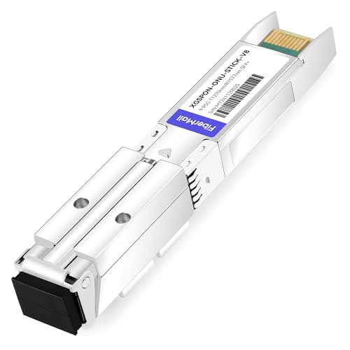 fiber mall XGSPON ONU Stick SFP+ with MAC Optical Transceiver,Version 8311,Compatible Ubiquiti Mikro-TIK Netgate TP Link 10G Switches and Routers SMF 9.953G-TX/9.953G-RX,1270 nm-TX/1577 nm-RX