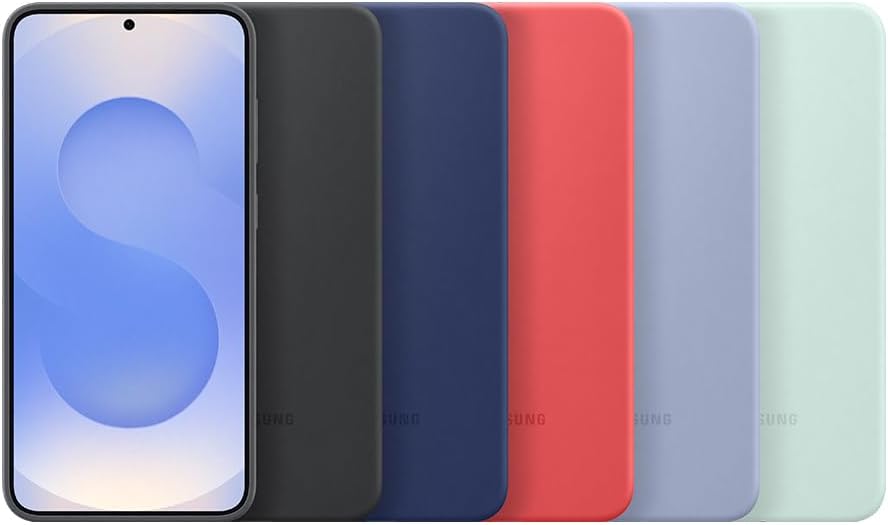 Samsung Galaxy S25+ Silicone Phone Case, Protective Cover, Color Variety, Smooth Grip, Durable Design, Snug Fit, International Version EF-PS936CNEGWW - (Blue)