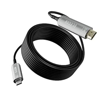 8K Fiber Optic DisplayPort To HDMI Cable 50 Feet, Active DP 1 4 To Hdmi 2 1 Video Cord 8k 60hz 4k - View #5
