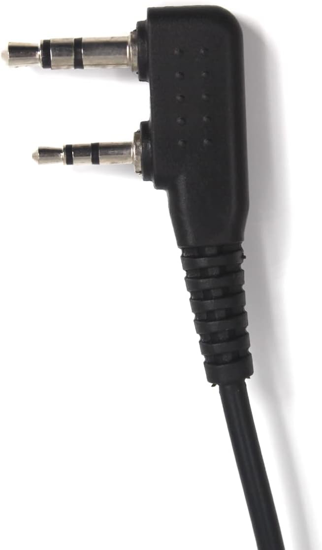 (10-Pack) 2-Pin Microphone Clear Acoustic Tube Headphones Compatible with Baofeng UV-5R UV-82 Retevis H-777 H-777S RT21 RT22 RT27 RT-5R Two Way Radios