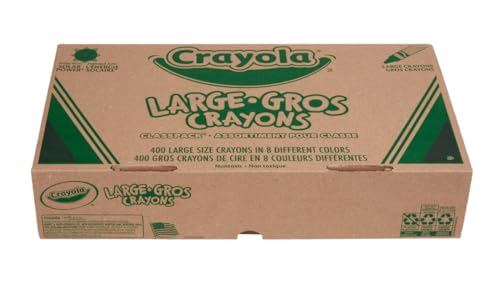 Crayola Crayon Classpack 400ct (8 Colors), Bulk School Supplies, Teacher Classroom Must Haves, Preschool & Kindergarten, Large Crayons for Kids & Toddlers by Crayola - Image 5