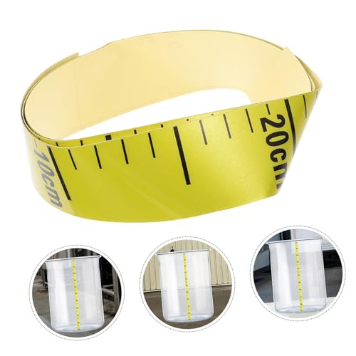 PRETYZOOM 5 Stück Aufkleber für Wasserstandsanzeige, selbstklebend, Wasserstandsanzeige, selbstklebend, Wasserstandsanzeige, selbstklebend, Wasserskala