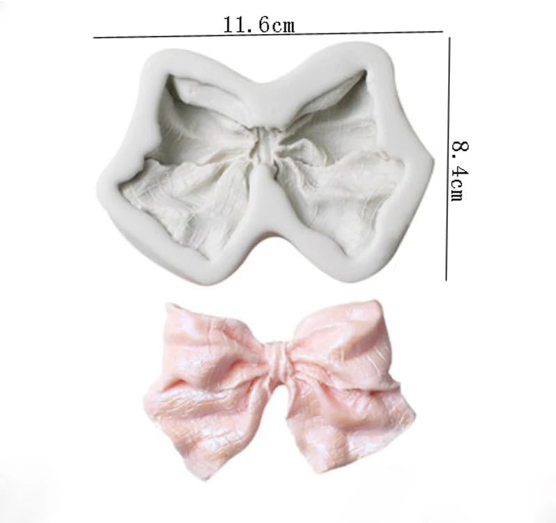 New 2024 Big Bow Silicone Moulds Fondant Cakes Decorating Tools Silicone Molds Sugarcrafts Chocolate Baking Tools For Cakes Gumpaste Form Tray Mold Decoration Kitchen Accessories Creative Gift