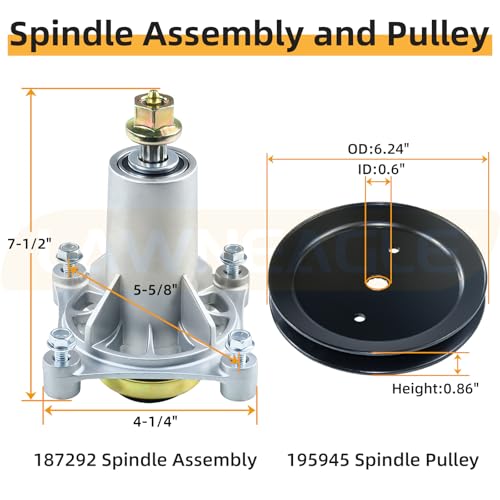 Lawneagle 587819701 Deck Rebuild Kit for Husqvarna YTH22V46 46" Decks by Lawneagle - Used condition - Image 3