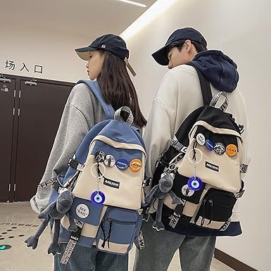 Miniatura 3 de 2 dijes para llavero de ojo turco azul turco Amuleto colgante de cuentas de vidrio para buena suerte y protección, llavero de borla de diamantes