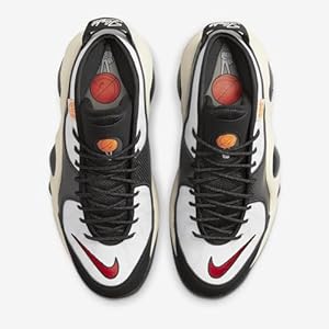 Nike Tênis masculino Air Zoom Flight 95, Branco/laranja total