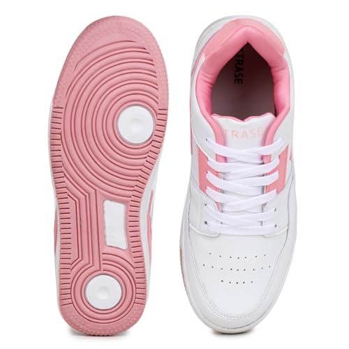 Image of TRASE Casual Sneaker Shoes for Women | Soft Cushioned Insole | Sneakers for Woman | Lightweight | Comfortable | Stylish, Trendy Girls and Women Sneakers with Laces