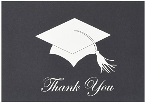 Great Papers! Grad Hat Thank You Note Cards with Envelopes, 4.875