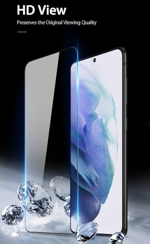 Image of Mr.Shield Top-Notch HD+ Tempered Glass Screen Protector Guard for Samsung Galaxy S21 FE 5G (6.4 Inch), 9H Hardness, Easy Installation Kit