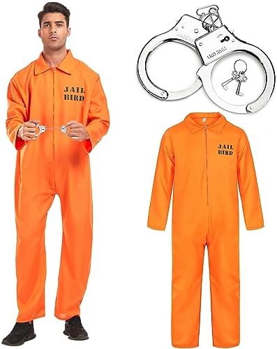Gevangene Overall Oranje Heren Luxe Kopen
