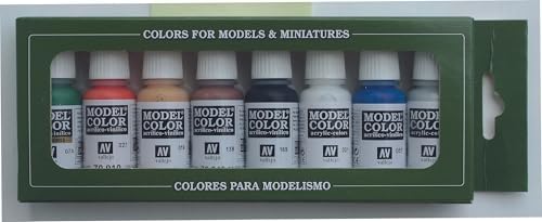 Vallejo Model Color Acrylic Paints | Flat Green 70968