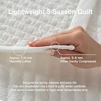 KASENTEX Oversized King Quilt Set 112x106, Soft Washed 3-Layer Lightweight — image 8
