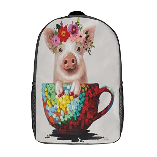 Sac à dos pour enfants adultes design Animals in A Cup pour les loisirs